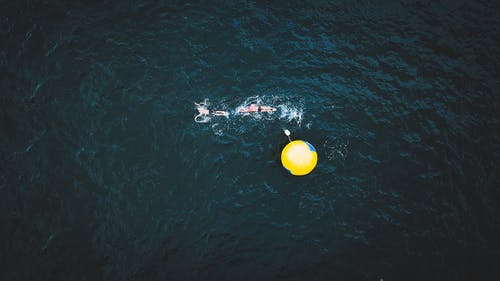 在水里游泳的人 · 免费素材图片