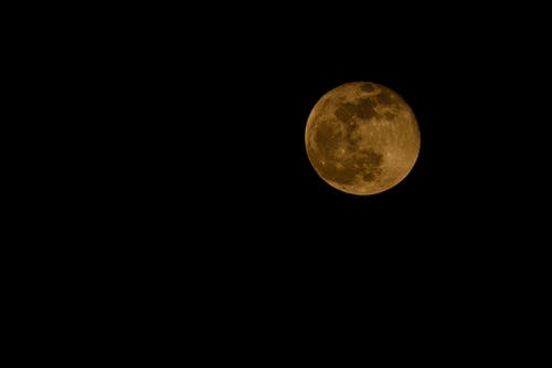 夜间月亮 · 免费素材图片