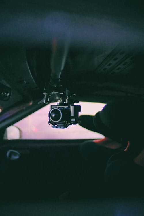车内黑色摄像头的选择性聚焦照片 · 免费素材图片