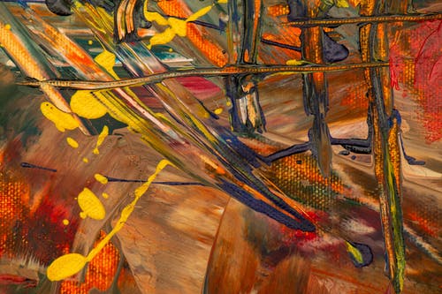 多彩多姿的抽象绘画 · 免费素材图片