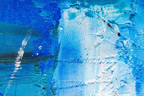 蓝墙漆 · 免费素材图片