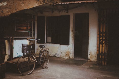 银色荷兰自行车 · 免费素材图片