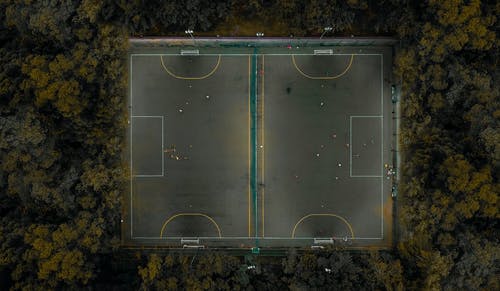 运动场航拍 · 免费素材图片