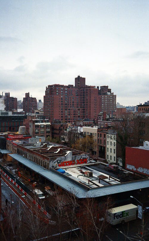 布朗大厦鸟瞰图 · 免费素材图片