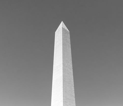 华盛顿纪念碑在灰度摄影 · 免费素材图片