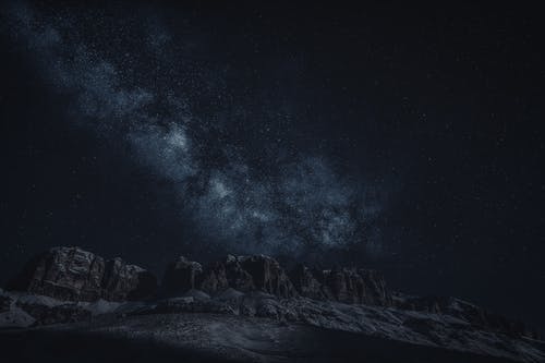 夜空中的canion山 · 免费素材图片