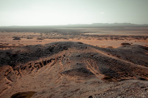 沙漠的鸟瞰图 · 免费素材图片