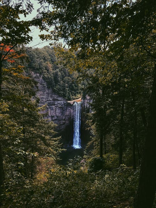 焦点摄影瀑布 · 免费素材图片