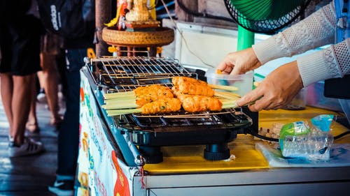 人烧烤食物 · 免费素材图片