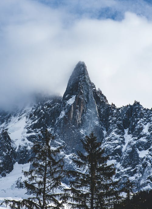 雪山的景色 · 免费素材图片