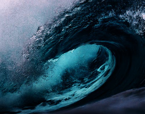 聚焦海浪摄影 · 免费素材图片