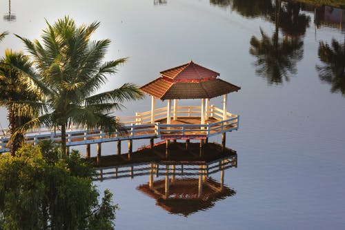 高角度拍摄的码头 · 免费素材图片