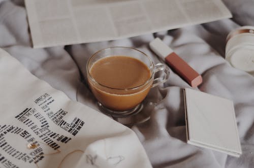 透明玻璃杯咖啡 · 免费素材图片