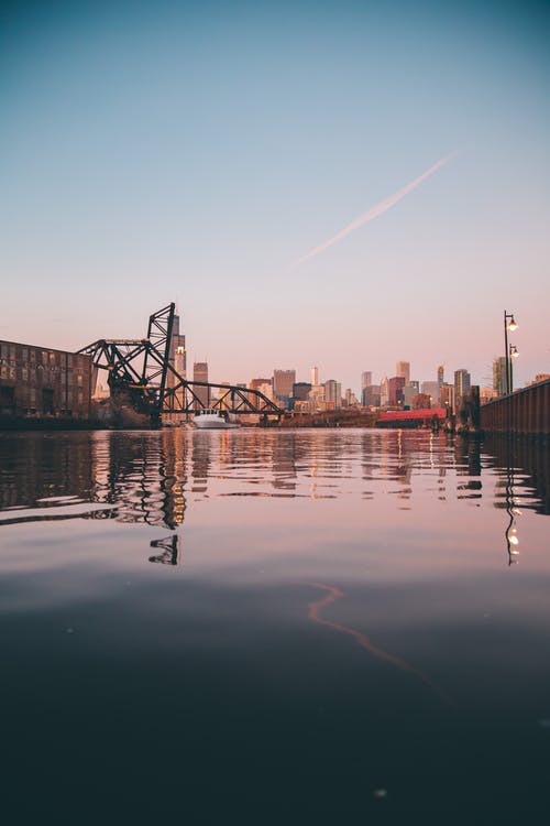 黑金属桥的地标摄影 · 免费素材图片