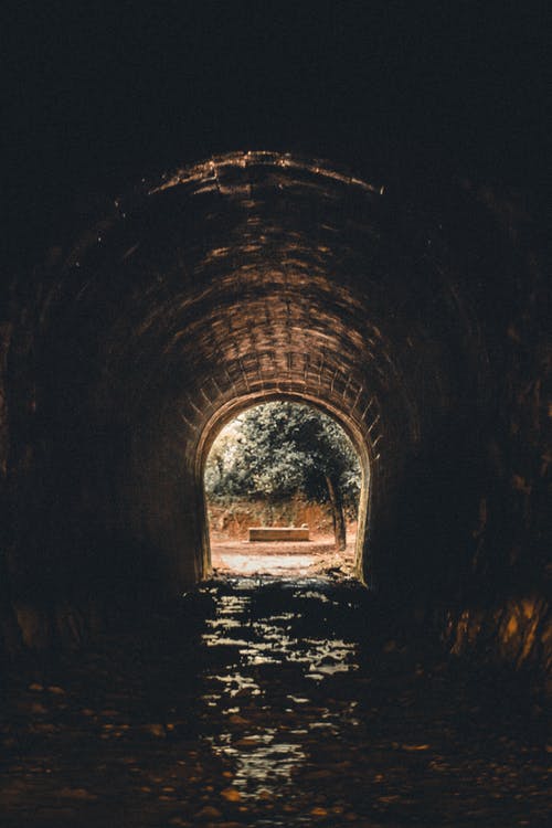 棕色混凝土隧道 · 免费素材图片