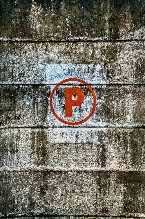 圆形p徽标 · 免费素材图片