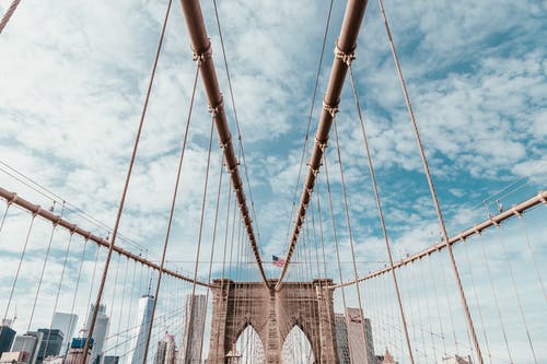 布鲁克林大桥摄影 · 免费素材图片
