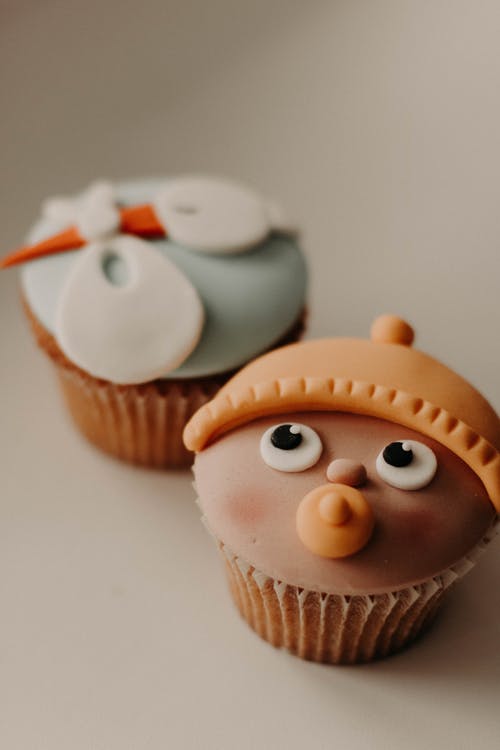 两杯蛋糕 · 免费素材图片