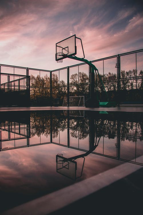便携式篮球的剪影照片 · 免费素材图片