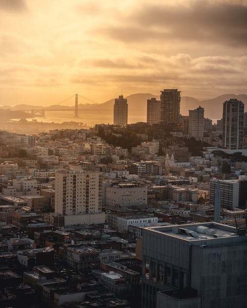 高层建筑的鸟瞰图 · 免费素材图片