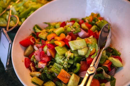 蔬菜在碗上的特写照片 · 免费素材图片