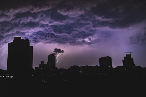 夜间城市景观 · 免费素材图片