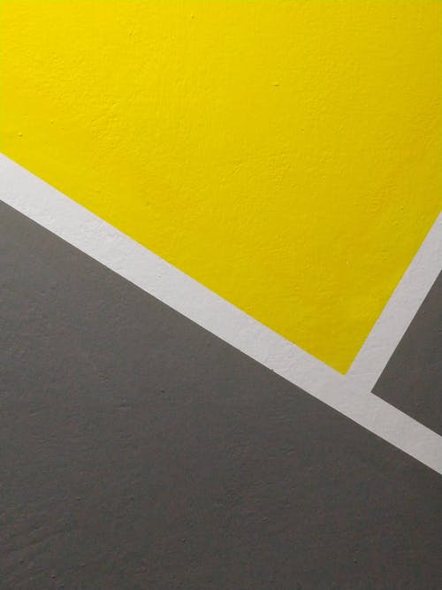 黄色，白色和灰色背景 · 免费素材图片