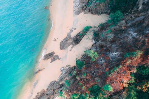 海滨鸟瞰图 · 免费素材图片