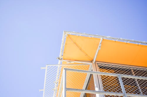 橙色和白色油漆的结构 · 免费素材图片