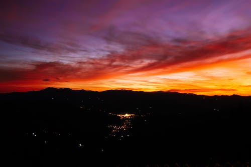 日落 · 免费素材图片