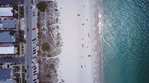 海滨的航拍照片 · 免费素材图片