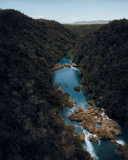 鸟瞰河 · 免费素材图片