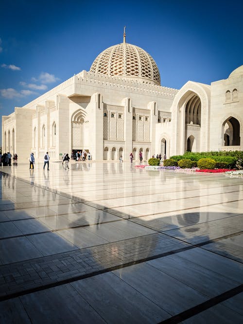 白色清真寺的建筑摄影 · 免费素材图片