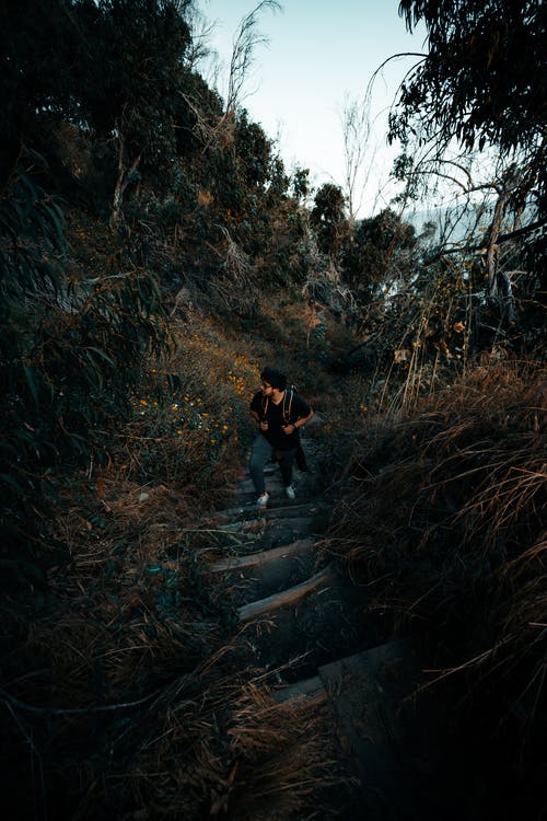 男子以石阶 · 免费素材图片