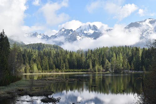 白天湖的风景 · 免费素材图片
