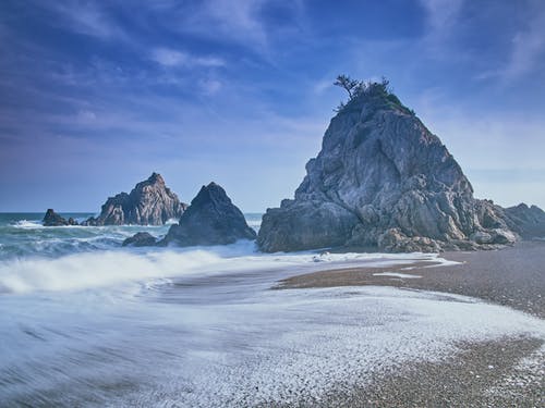海滩风景照 · 免费素材图片