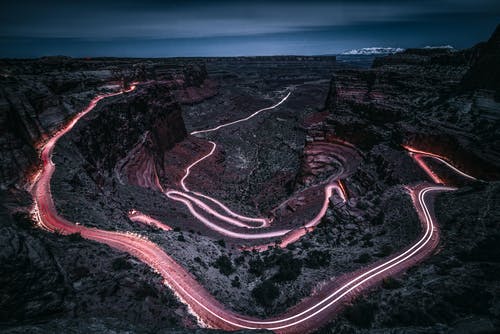 公路航拍 · 免费素材图片