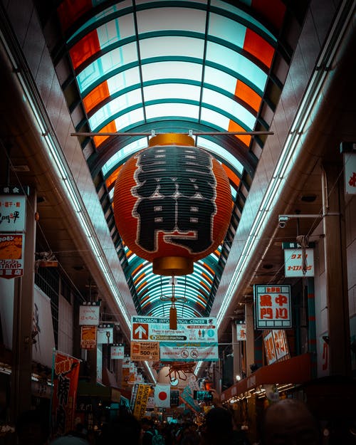 日本灯笼照片 · 免费素材图片
