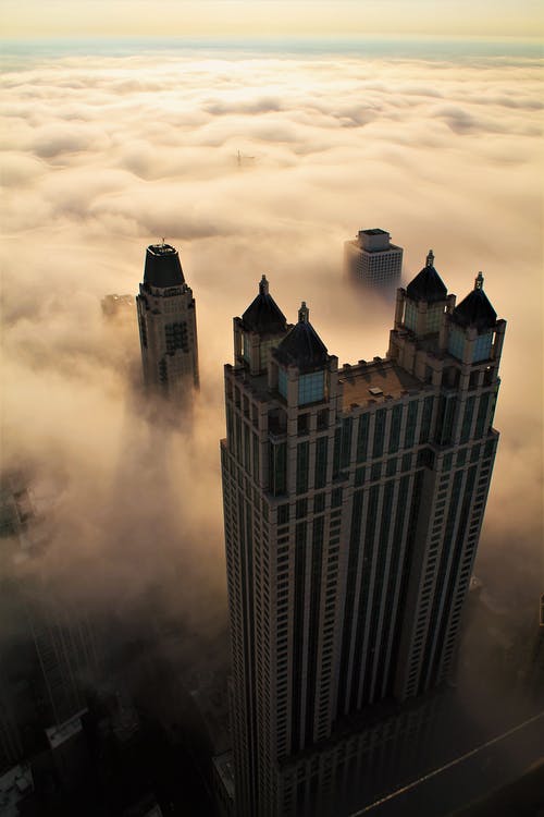 高层建筑鸟瞰图 · 免费素材图片