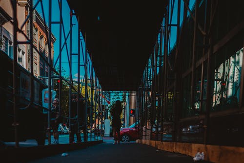 女人穿着黑色连衣裙 · 免费素材图片