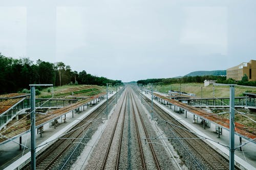 火车站的航拍 · 免费素材图片