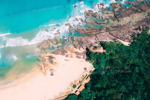 岛屿航空摄影 · 免费素材图片