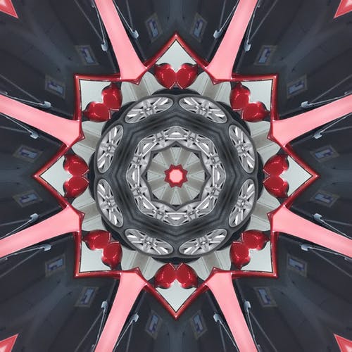 黑色和粉红色kaledio图像 · 免费素材图片