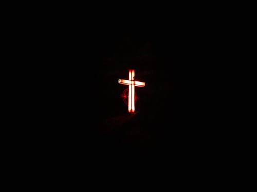 十字架与光 · 免费素材图片