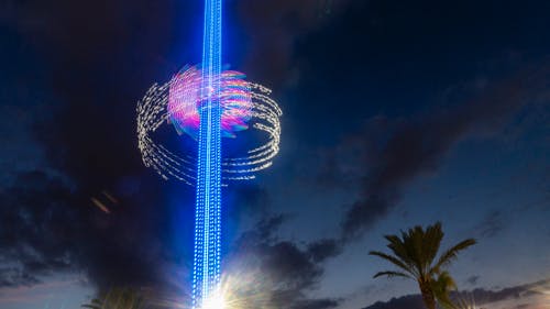 大楼附近的椰子树 · 免费素材图片