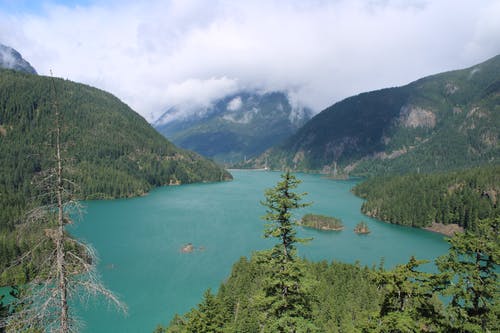 白天湖的风景 · 免费素材图片