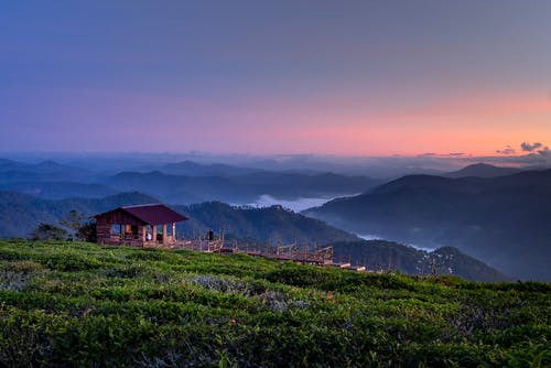 黎明时山的照片 · 免费素材图片