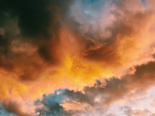 橙色的天空的照片 · 免费素材图片