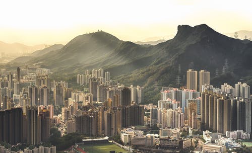 空中摄影的城市景观 · 免费素材图片