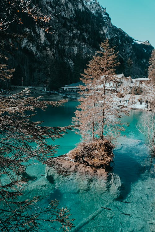 白天湖的风景 · 免费素材图片